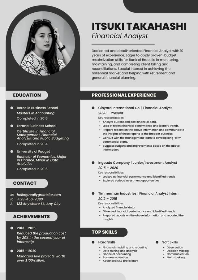 AI Doctor Resume Builder Online Template