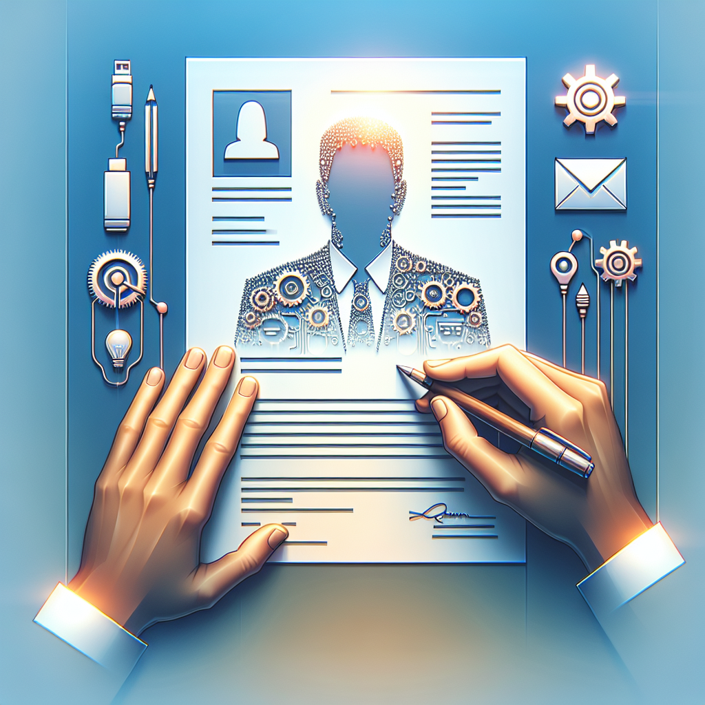 Generate a high-quality, professional image related to the topic of Resume Writing. The image should visually symbolize the main concept of resume construction in a modern, clean, and minimalistic manner. Utilize bright, clear lighting, smooth gradients, and soft shadows. Ensure that the image looks realistic and visually fascinating, but keep in mind there should be no text, watermarks, faces, or logos present. The image should be crafted with a style that suits an English blog post.