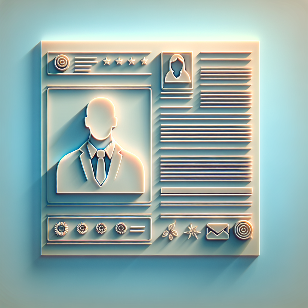 Generate an image that represents the concept of 'Resume Writing' set against a modern, clean and minimalistic background. The image should have bright clear lighting, with smooth gradient transitions and soft shadows to create a 3D effect. It should avoid including textual elements, watermarks, human faces, or any kind of logos. Despite the lack of these elements, it should visually communicate the theme effectively making it realistic, aesthetically pleasing, and apt for use in an English blog post about professional accomplishments.