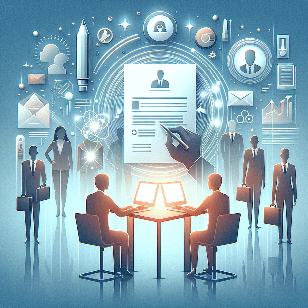 Generate a high-quality, professional image related to the topic of 'Resume Writing'. The image should represent the main idea of the article using a minimalistic design. Bright, clear lighting combined with smooth gradients and soft shadows should be implemented to create a modern and clean aesthetic. Please ensure that no text, watermarks, faces or logos are included in the image. The style and feel of the picture should be realistic and visually appealing, perfect for complementing an English blog post.