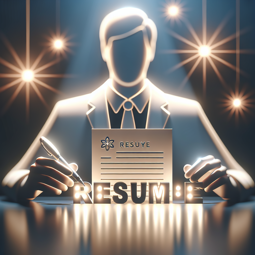Show a high-quality, professional blog image related to Resume Writing. The setting should portray the key concept in a modern, clean, and minimalistic style. Lighting should be clear, vibrant, producing smooth gradients and gentle shadows. The image should bereft of distinctive texts, signs, individual's visages, or emblems. The embodiment of the scene should exude realism, hold visual allure, and be well-suited for an English blog posting.