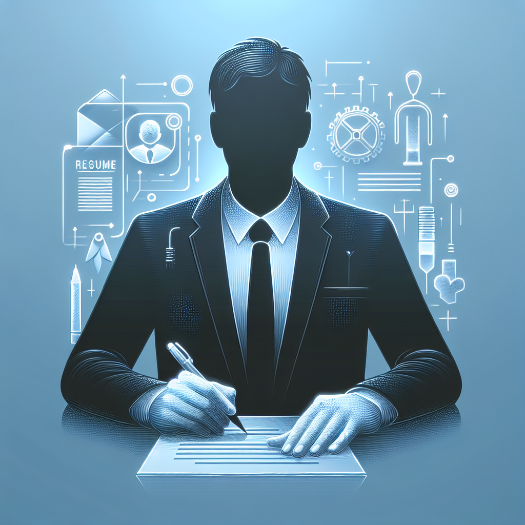 Generate a professional, high-quality image representing the concept of resume writing for a blogpost. The aesthetic should be modern, clear, and minimalistic, with a touch of realism. Highlight features like bright, uncluttered lighting, smooth gradients, and subtle shadows. Do not include any text, watermarks, human faces or logos in the image. The overall idea is to create visual appeal that adds value to an English blog post about resume writing.