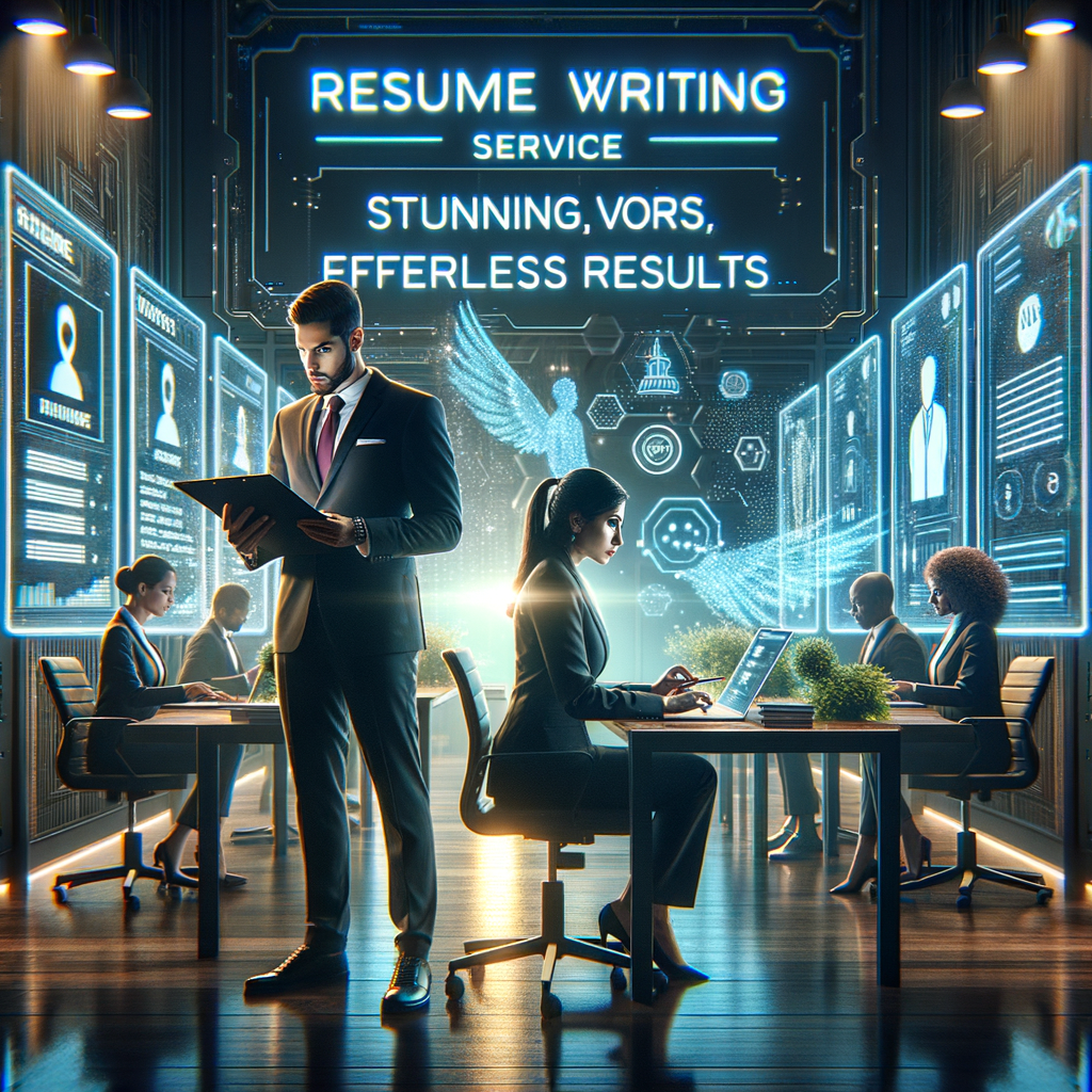 Illustration of Professional Resume Secrets: Stunning, Effortless Results