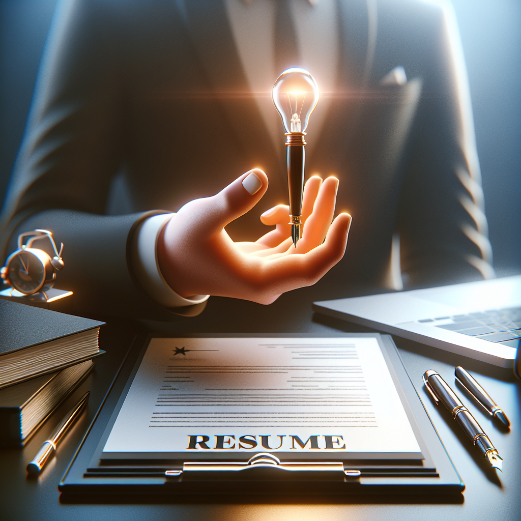 Illustration of Resume Summary Tips: Stunning, Effortless Guide for Best Results