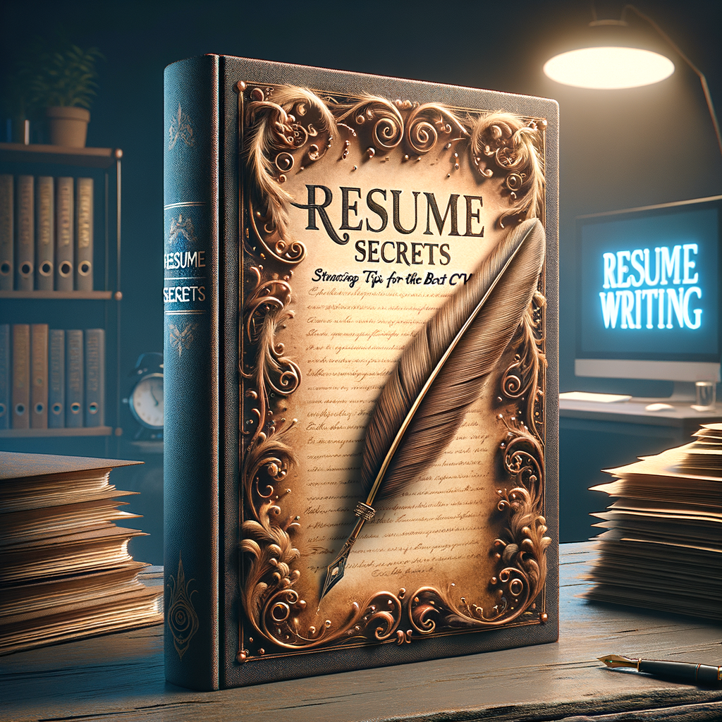 Illustration of Resume Writing Secrets: Stunning Tips for the Best CV