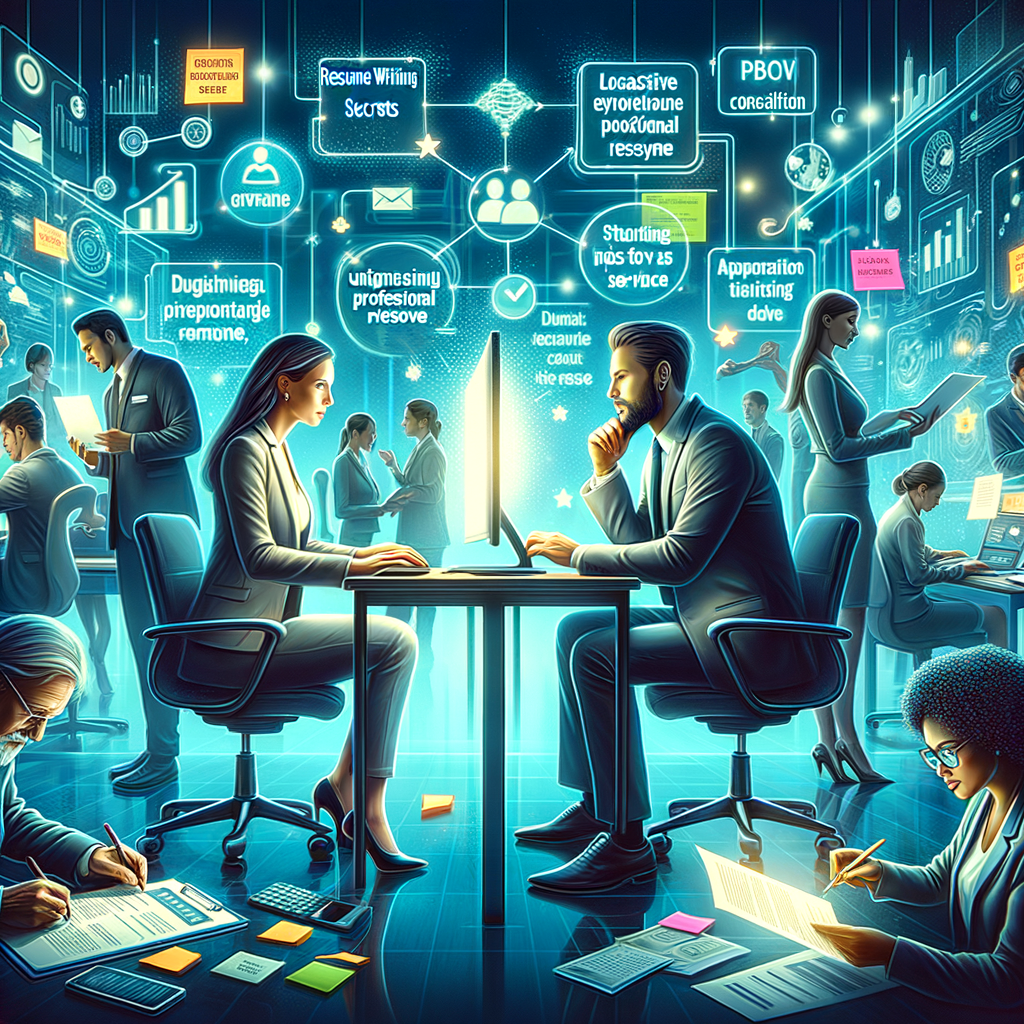 Illustration of Resume Writing Secrets: Stunning Tips for the Best CV