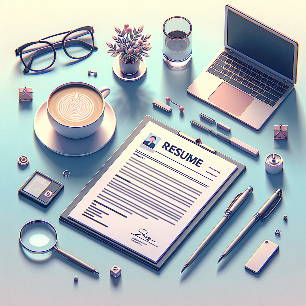 Illustration of Resume Writing Services: Stunning Results at Affordable Rates